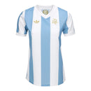 Camisa Seleção Argentina Edição Comemorativa 25/26 - Torcedor Adidas Masculina - Branca com listras em azul