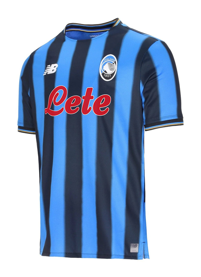 Camisa Atalanta I 25/26 - Torcedor - New Balance - Masculina - Azul e preto