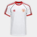Camisa Manchester United Edição comemorativa 1991  - Torcedor - Adidas - Masculina - Branca com detalhes em vermelho