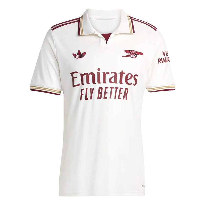 Camisa Arsenal III 25/26 - Torcedor - Adidas - Masculina -Branca