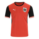 Camisa Seleção Áustria I 26/27 - Torcedor Puma Masculina - Vermelha e preta