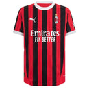 Camisa AC Milan I 24/25 - Torcedor - Puma - Masculina - Vermelha e preta com detalhes em branco
