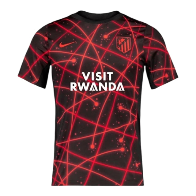 Camisa Atlético de Madrid Edição especial Mundial de Clubes Pré-jogo 25/26 - Torcedor - Nike - Masculina - Preta com detalhes em vermelho