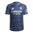 Camisa Real Madrid II 25/26 - Torcedor - Adidas - Masculina - Azul com detalhes em amarelo