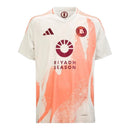 Camisa Roma II 24/25 - Torcedor - Adidas - Masculina - Branca com detalhes em rosa