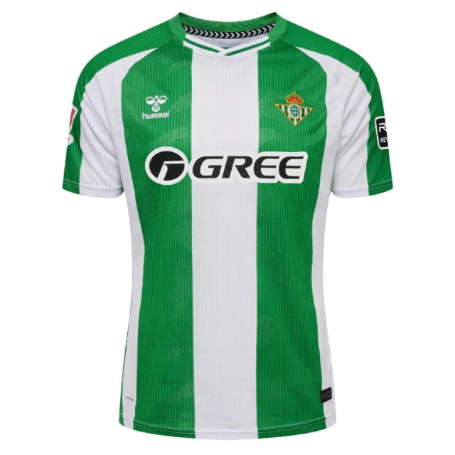 Camisa Real Bétis I 25/26 Masculina - Torcedor - Verde e Branco