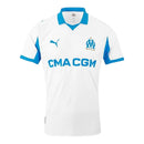 Camisa Olympique Marseille I 25/26 - Torcedor - Puma - Masculina - Branca e azul