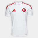 Camisa Internacional II 25/26 - Torcedor - Adidas - Masculina - Branca com detalhes em vermelho