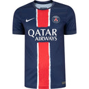 Camisa Paris Saint-Germain I 24/25 - Torcedor - Nike - Masculina - Azul com detalhes em vermelho