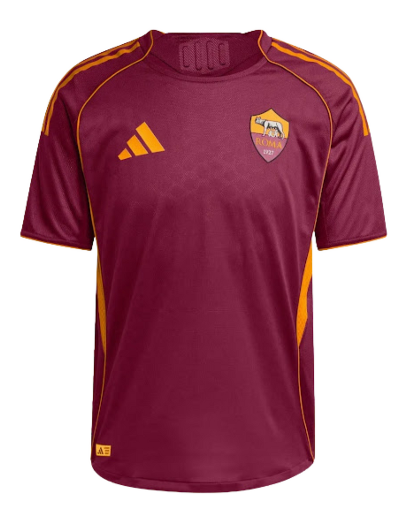 Camisa Roma I 25/26 - Torcedor - Adidas - Masculina - Bordô