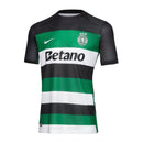 Camisa Sporting Lisboa I 24/25 - Torcedor - Nike - Masculina - Preta com detalhes em verde e branco