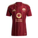 Camisa Roma I 24/25 - Torcedor - Adidas - Masculina - Vermelho com detalhes em dourado