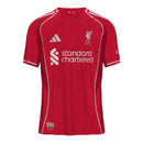 Camisa Liverpool I 25/26 - Torcedor - Adidas - Masculina - Vermelha com detalhes em branco