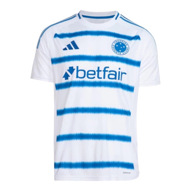 Camisa Cruzeiro II 25/26 - Torcedor - Adidas - Masculina - Branca e azul