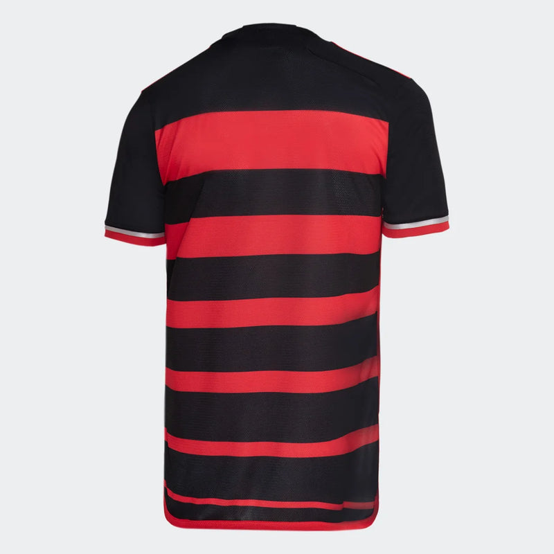 Camisa Flamengo I 24/25 - Torcedor Adidas Masculina - Preta e vermelha