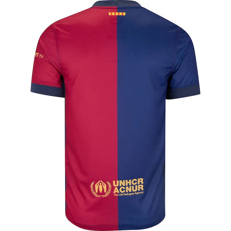CAMISA DO BARCELONA 24/25 - VERMELHO E AZUL Torcedor Masculina