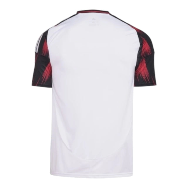 Camisa Flamengo II 25/26 - Torcedor - Adidas - Masculina - Branca com detalhes em preto e vermelho