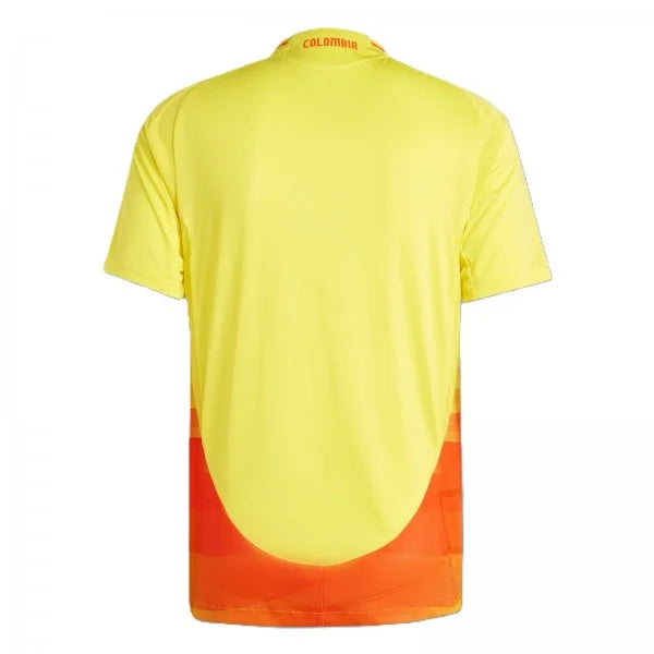 Camisa Seleção Colômbia 24/25 - Torcedor Adidas Masculina - Amarela com detalhes em vermelho
