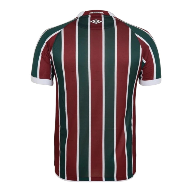 Camisa Fluminense I 25/26 - Torcedor - Umbro - Masculina - Vermelha e verde com detalhes em branco