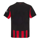 Camisa AC Milan I 25/26 - Torcedor - Puma - Masculina - Preta e vermelha com detalhes em cinza