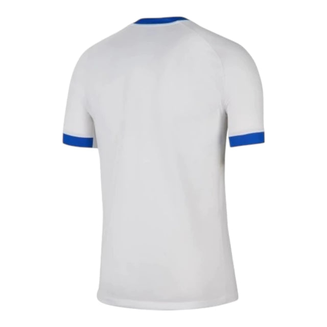 Camisa Seleção Inglaterra I 25/26 - Torcedor Nike Masculina - Branca com detalhes em azul e vermelho