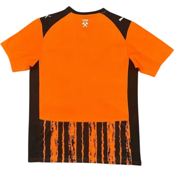 Camisa Shakhtar I 25/26 - Torcedor - Puma - Masculina - Laranja e preto