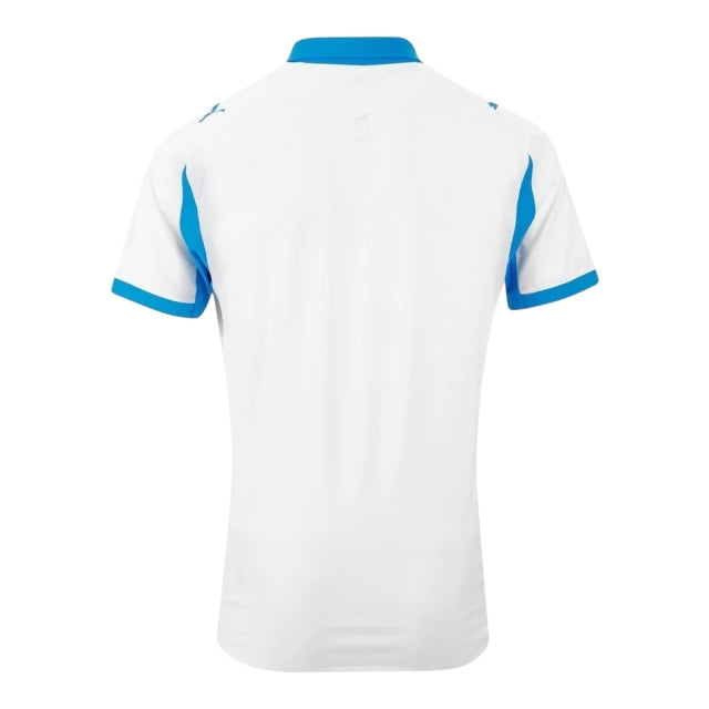Camisa Olympique Marseille I 25/26 - Torcedor - Puma - Masculina - Branca e azul
