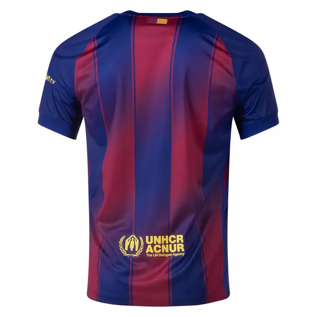 Camisa Barcelona I 25/26 - Torcedor - Nike - Masculina - Azul e grená