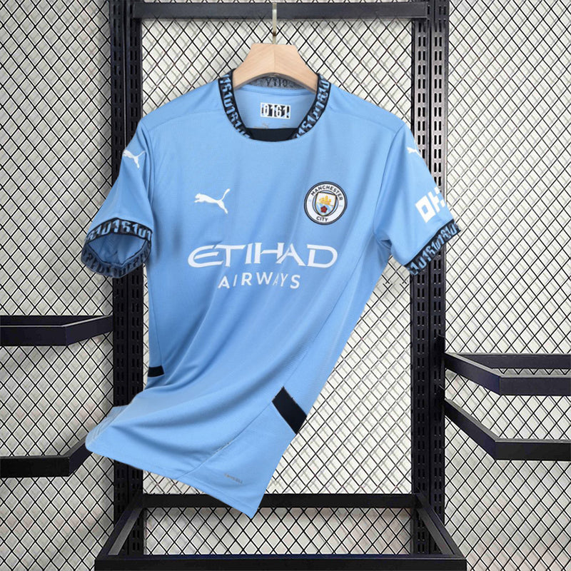 CAMISA DO MANCHESTER CITY 24/25 - AZUL Torcedor Masculina