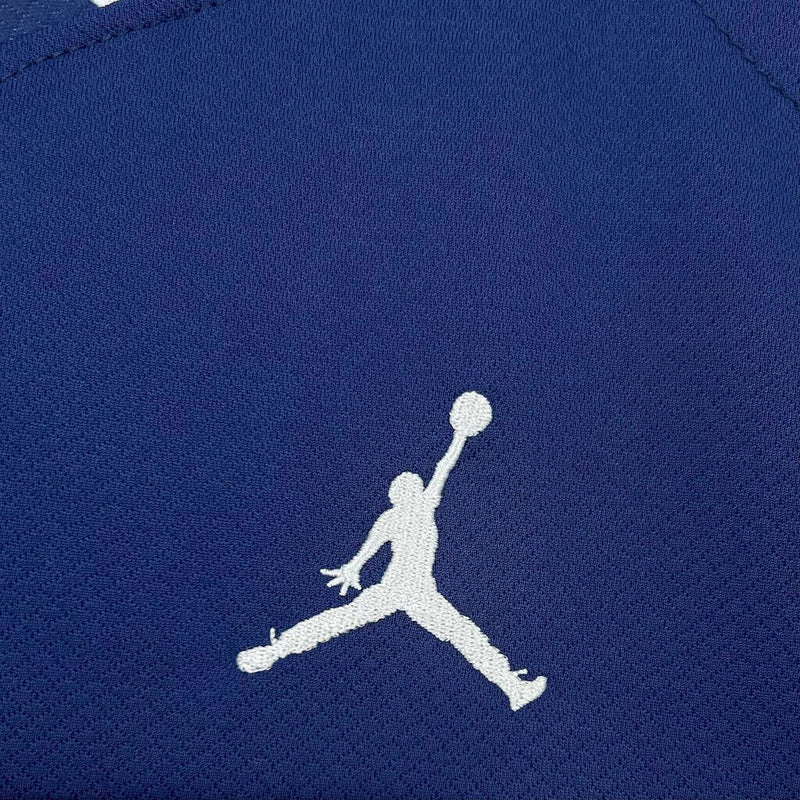 Camisa Paris Saint-Germain III 25/26 - Torcedor - Nike - Masculina - Azul com detalhes em branco