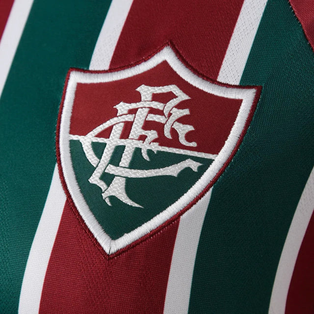 Camisa Fluminense I 25/26 - Torcedor - Umbro - Masculina - Vermelha e verde com detalhes em branco