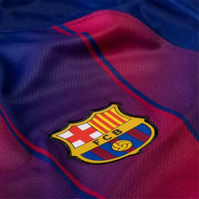 Camisa Barcelona I 25/26 - Torcedor - Nike - Masculina - Azul e grená