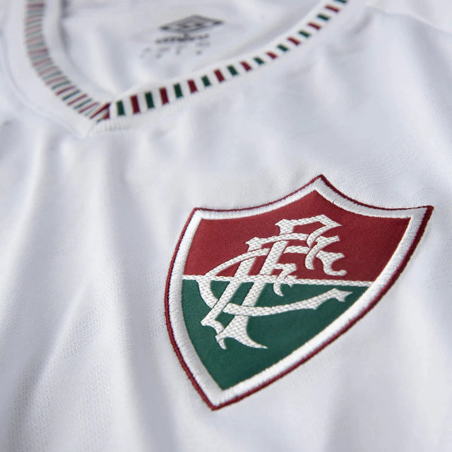 Camisa Fluminense II 25/26 - Torcedor - Umbro - Masculina - Branca com detalhes em verde e vermelho