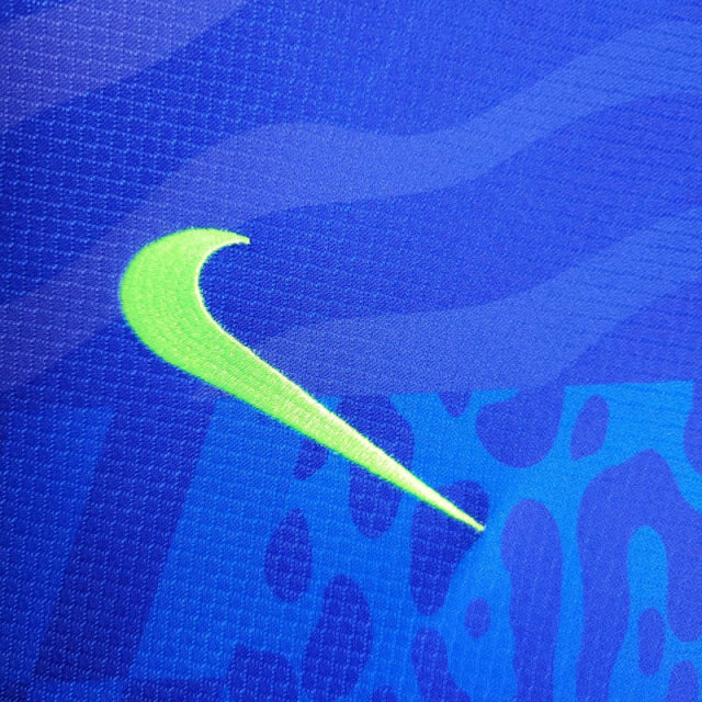 Camisa Seleção Brasileira II 25/26 - Torcedor Nike Masculina - Azul com detalhes em verde