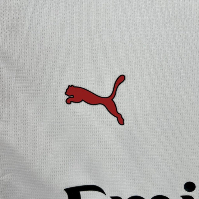 Camisa AC Milan II 25/26 - Torcedor - Puma - Masculina - Branca com detalhes em vermelho e preto