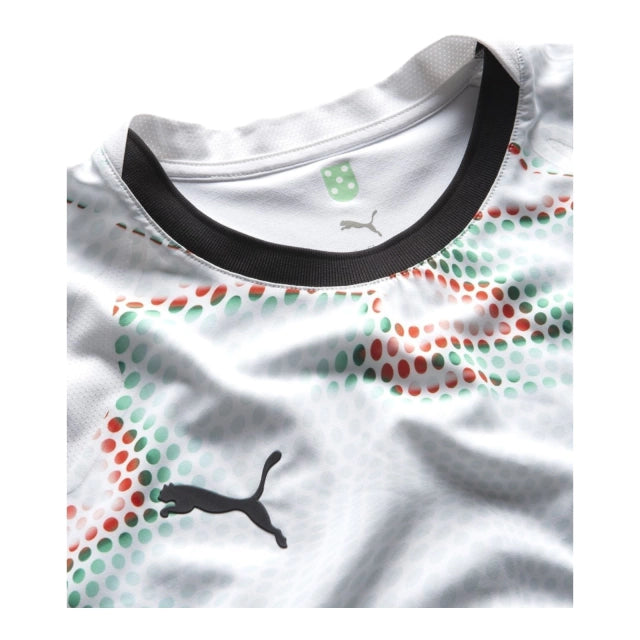 Camisa Seleção Portugal II 25/26 - Torcedor Puma Masculina - Branca com detalhes em verde e vermelho