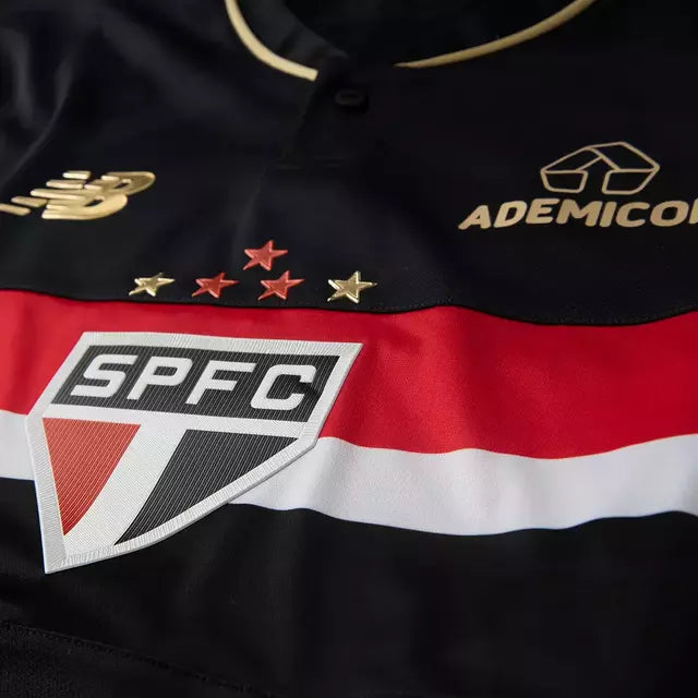 Camisa São Paulo III 25/26 - Torcedor New Balance Masculina - Preta