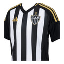 Camisa Atlético Mineiro I 25/26 - Torcedor - Adidas - Masculina - Preta com listras brancas com detalhes em amarelo