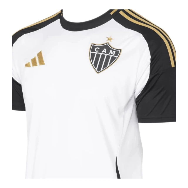 Camisa Atlético Mineiro II 25/26 - Torcedor - Adidas - Masculina - Branca com detalhes pretos