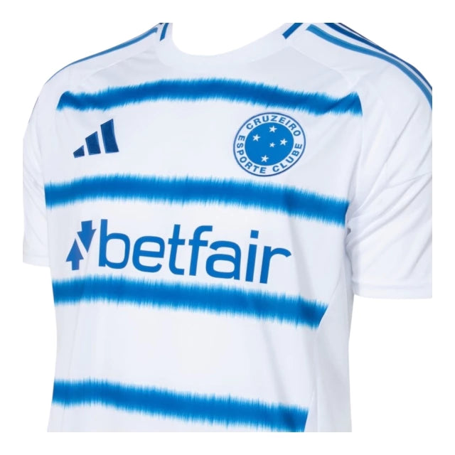 Camisa Cruzeiro II 25/26 - Torcedor - Adidas - Masculina - Branca e azul
