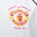 Camisa Manchester United Edição comemorativa 1991  - Torcedor - Adidas - Masculina - Branca com detalhes em vermelho