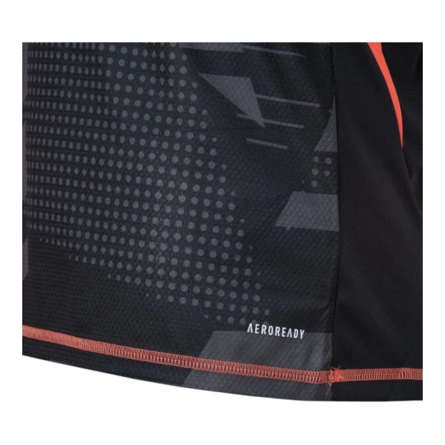 Camisa Atlético Mineiro Goleiro 25/26 - Torcedor - Adidas - Masculina - Preta com detalhes em amarelo e laranja