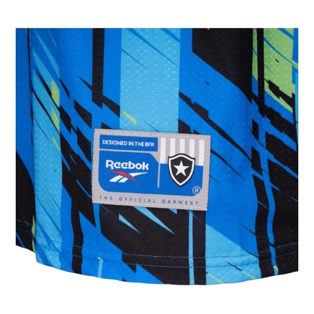 Camisa Botafogo Goleiro 25/26 - Torcedor - Reebok - Masculina - Azul com detalhes em amarelo