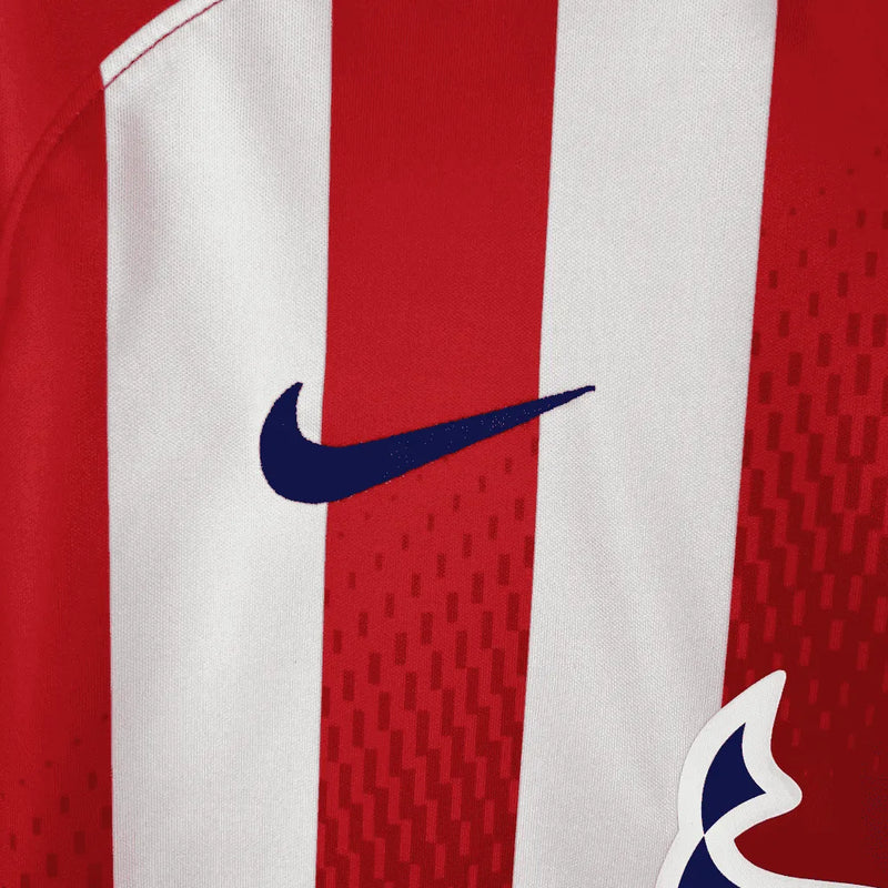 Camisa Atlético de Madrid I 25/26 - Torcedor - Nike - Masculina - Branca e vermelha