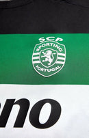 Camisa Sporting Lisboa I 24/25 - Torcedor - Nike - Masculina - Preta com detalhes em verde e branco