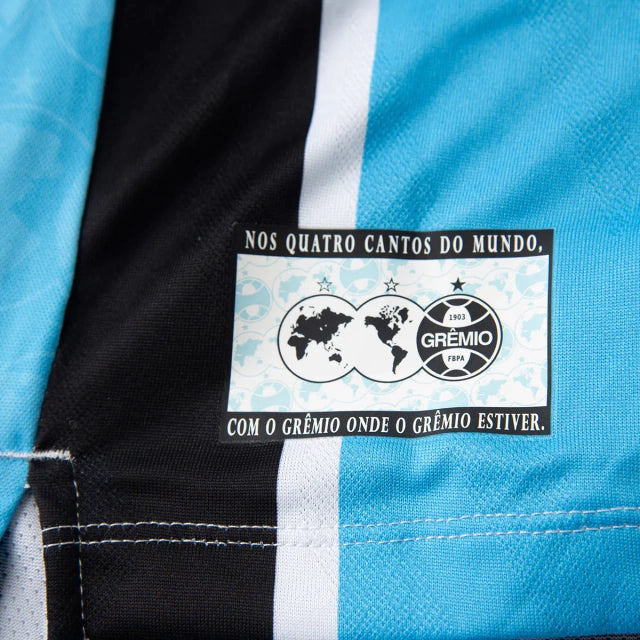 Camisa Grêmio I 25/26 - Torcedor - Umbro - Masculina - Azul e preta