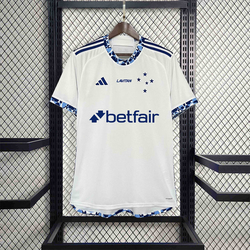 CAMISA DO CRUZEIRO 24/25 - BRANCO Torcedor Masculina