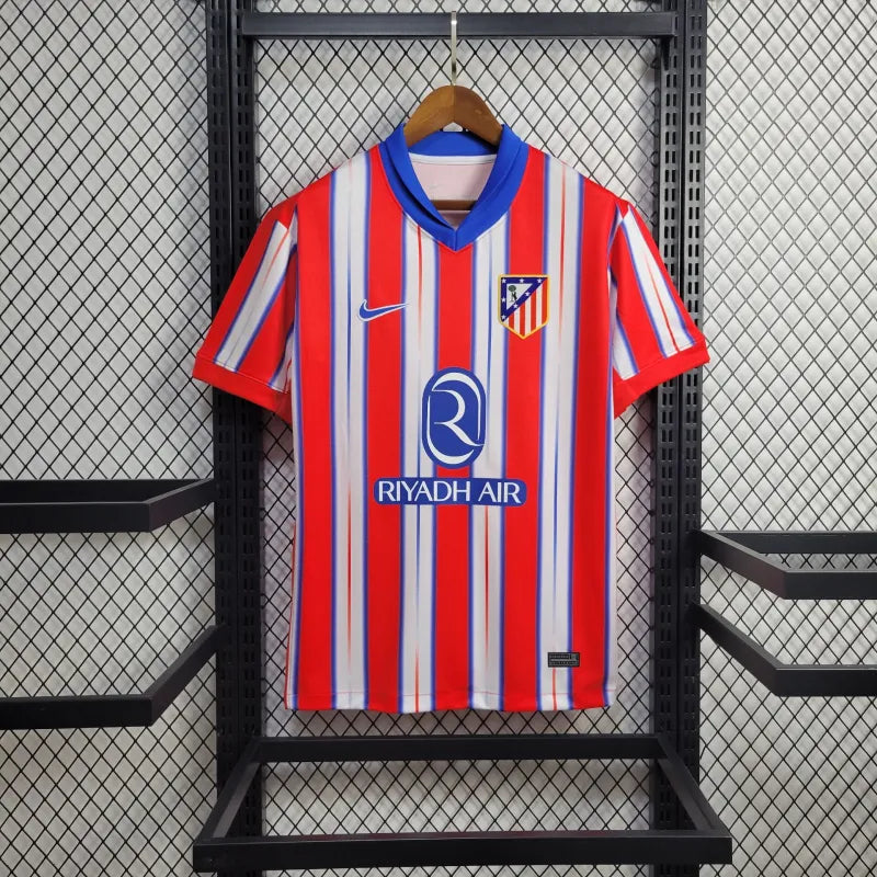 CAMISA DO ATLETICO DE MADRID 24/25 - VERMELHO E BRANCO Torcedor Masculina