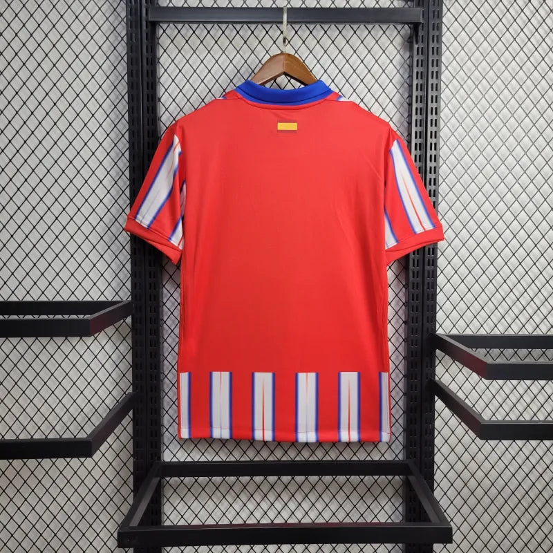 CAMISA DO ATLETICO DE MADRID 24/25 - VERMELHO E BRANCO Torcedor Masculina